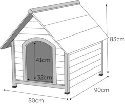 Flamingo Niche Pour Chien Ponto 80x90x83cm -Chats Et Chiens Fournitures 3818260799f907cb3673836cf56ea9709ada6ebe82f4de8559e9a5f39838e7cb