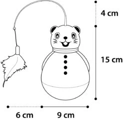 Flamingo Jouet Pour Chat Oscillant Souris -Chats Et Chiens Fournitures 458cda5508d6fecd963e21e0c9a178346943fdf0c0f0dffdf5fdf3aaf7de0a67