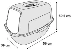 Flamingo Bac à Litière Lexie Noir L 39x56x39,5cm 6 Flamingo Bac à Litière Lexie Noir L 39x56x39,5cm -Chats Et Chiens Fournitures 4a7c868f6916e3e7404d8782619d95125c5c6780224a99c319e2b320de04632a