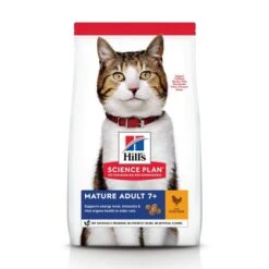 Hill's Science Plan Mature Adult 7+ Croquettes Pour Chat Sénior Au Poulet Ou Au Thon
