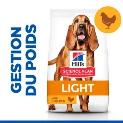 Hill's Science Plan Mature Adult Light Croquettes Pour Chien Sénior Medium Au Poulet - 14Kg -Chats Et Chiens Fournitures 52742026169 4 science plan light chien g medium croquettes poulet