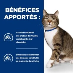 Hill's Prescription Diet S/D Urinary Croquettes Pour Chat Au Poulet -Chats Et Chiens Fournitures 52742042473 3 prescription diet chat s d croquettes poulet