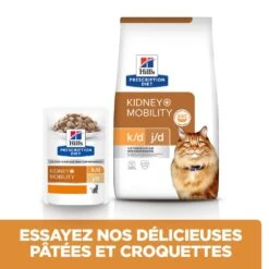 Hill's Prescription Diet K/D + Mobility Croquettes Pour Chat Au Poulet -Chats Et Chiens Fournitures 52742044767 3 prescription diet chat k d mobility croquettes poulet 1
