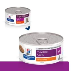 Hill's Prescription Diet Y/D Thyroïd Boîtes Pour Chat - 24 X 156g -Chats Et Chiens Fournitures 52742149608 transition