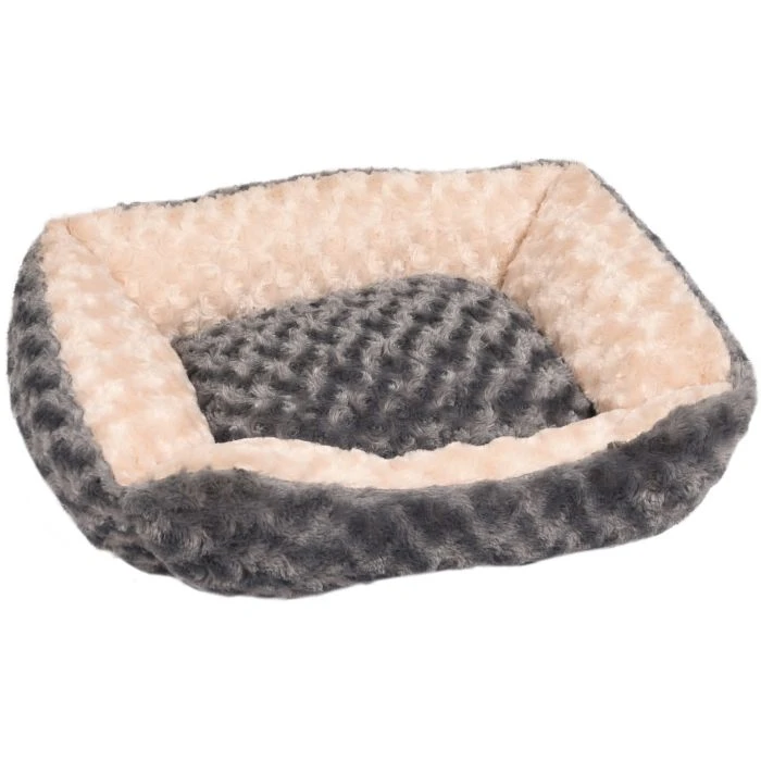 Flamingo Panier Cuddly Rectangulaire Gris 50x40x15cm 1 Flamingo Panier Cuddly Rectangulaire Gris 50x40x15cm