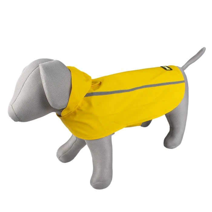 Imperméable Pour Chien Réfléchissant S - 40cm Jaune 1 Imperméable Pour Chien Réfléchissant S - 40cm Jaune