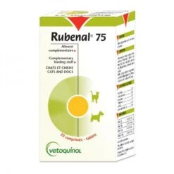 Vetoquinol Rubénal 75 Mg -Chats Et Chiens Fournitures 6624b0b11f3c6bc9071b993fd5fe5d3f75070684c36e4957059105fabe2581a5