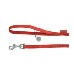 Laisse Mac Leather Rouge