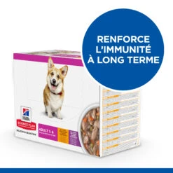 HILL'S SCIENCE PLAN HEALTHY CUISINE MIJOTÉS POUR CHIEN ADULTE SMALL & MINI AU POULET ET AU BŒUF 12X80G -Chats Et Chiens Fournitures Hill s science plan chien adult healthy cuisine mijotes sachet repas poulet boeuf 12x80g 3 FR