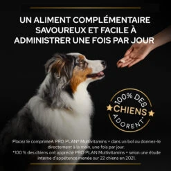 Purina PRO PLAN MULTIVITAMINS+ CHIEN ALIMENT COMPLEMENTAIRE - 67G -Chats Et Chiens Fournitures PRO PLAN MULTIVITAMINS DOG SUPPLEMENT 67G 7 FR