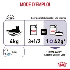 Royal Canin Appetite Control En Sauce Pour Chat 12 Sachets De 85g -Chats Et Chiens Fournitures Royal Canin Appetite Control Care Gravy Chat FR 10