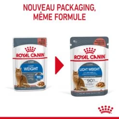 Royal Canin Light Weight Care En Sauce Pour Chat 12 Sachets De 85g -Chats Et Chiens Fournitures Royal Canin Light Weight Care Gravy Chat FR 04