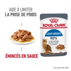 Royal Canin Light Weight Care En Sauce Pour Chat 12 Sachets De 85g -Chats Et Chiens Fournitures Royal Canin Light Weight Care Gravy Chat FR 05