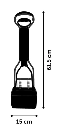 Flamingo Pelle Ramasse-crottes Easy Scoop Noir/gris L 15x12,5x61,5cm 6 Flamingo Pelle Ramasse-crottes Easy Scoop Noir/gris L 15x12,5x61,5cm -Chats Et Chiens Fournitures a8b191811d2f766a54c053a79721672133f6d97fd1d2aa135b42f1fe71c13f56