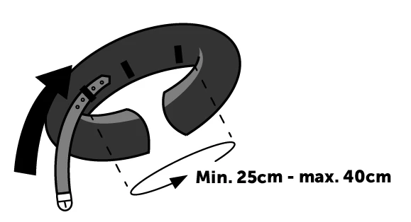 Flamingo Collier Gonflable Pour Chiens Gofi M 3 Flamingo Collier Gonflable Pour Chiens Gofi M – Image 3