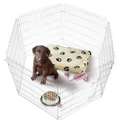 Flamingo Cage Pour Chiots 160cm Dia./100 Cm High -Chats Et Chiens Fournitures fcb419da187ad8bf071f8a6b1f2dfa955aab21093748a835d3b47c5784af1e9b