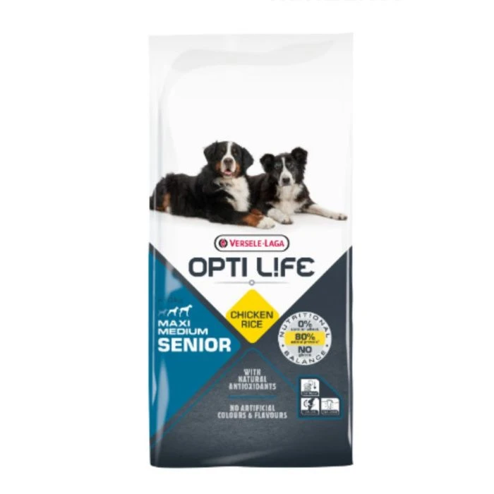 Opti Life Senior Medium & Maxi 12,5kg 1 Opti Life Senior Medium & Maxi 12,5kg