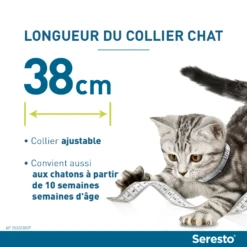 Seresto Collier Chat -Chats Et Chiens Fournitures seresto chat longueur collier