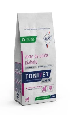 Tonivet Lab Perte De Poids - Diabete 1 - 12Kg -Chats Et Chiens Fournitures tonivet perte de poids diabete phase1 1 1